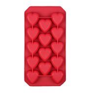 HYDS Silicone Heart Ice Cube Bakeware Mold Cake Pans Candy Jelly Baking Red