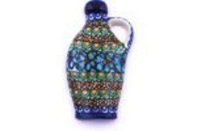 Polish Pottery Magnet 3-inch Mardi Gras UNIKAT N2