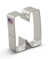 Ann Clark Letter N Cookie Cutter - 3 Inches - Tin Plated Steel