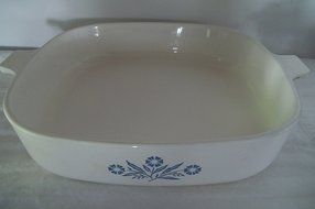 Corning Ware P-16-B 10&quot;cornflower Casserole Dish