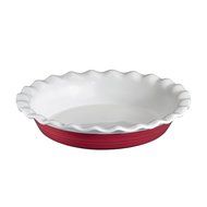 CorningWare Etch 9.5 Inch Pie Plate in Brick