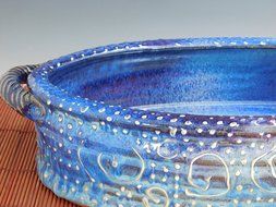 Baking/Casserole Dish, Wheel Thrown, Handmade N8