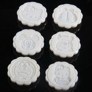 HOTOP Mid-autumn Festival Moon Cake Mold (Flower Stamp of 4 100g) N11
