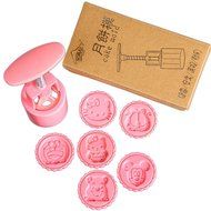 HOTOP Mid-autumn Festival Moon Cake Mold (Flower Stamp of 4 100g) N17