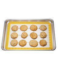 Sorbus Silicone Coated Fiberglass Non Stick Baking Mat, Eliminates the Need for Parchment and Wax Paper, White... N2