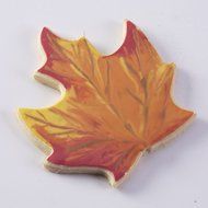 Maple Leaf Cookie and Fondant Cutter - Ann Clark - 5.1 Inches - US Tin Plated Steel N2