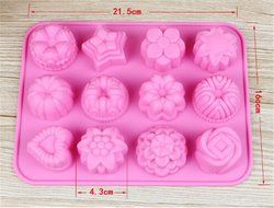 HSE Flower Silicone Cake Mold Baking Tools Decorations for Cakes Fondant N3