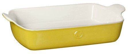 Emile Henry Made In France HR Modern Classics Large Rectangular Baker, 13 x 9", Blue N3