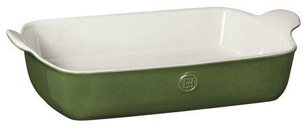 Emile Henry Made In France HR Modern Classics Large Rectangular Baker, 13 x 9", Blue N5