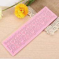 &quot;Rose Silicone Lace Mold Chocolate Fandant Cake Decorating Mould&quot; shopping