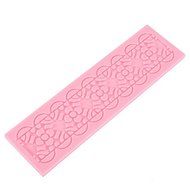 &quot;Rose Silicone Lace Mold Chocolate Fandant Cake Decorating Mould&quot; shopping N6