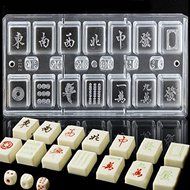 DIY Mahjong Chocolate Mold Baking Mould Mahjong 13 Unitary Cake Mold N2