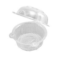 CTKcom Cake Container Icecream Container 50/100Pcs,Clear Plastic Cupcake (50) N2