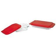 PYREX BAKE/STORE 4pc SET CLEAR