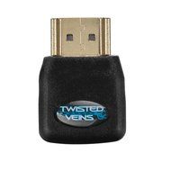 Twisted Veins ACHRALA3 4 Pack HDMI Right Angle Connectors/Adapters , Two (2) 90 degree connectors / Two (2) 270... N3