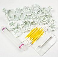 Cake Decorating Cutter Mold Cookies full set mold Pack of 1(1set/46pcs)