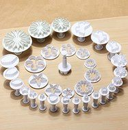 Cake Decorating Cutter Mold Cookies full set mold Pack of 1(1set/46pcs) N2