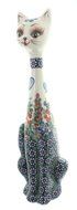 Polish Pottery Garden Butterfly Large Cat