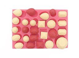 Yunko Gem Diamonds Shape Silicone Fondant Chocolate Candy Mold Cake Decorating Mold