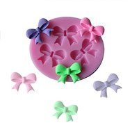 Shopline Bow Silicone Fondant Mould Cake Decorating Chocolate Baking Mold