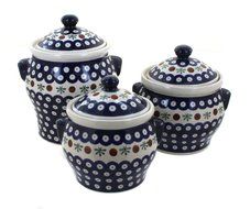 Polish Pottery Nature Canister Set