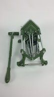 Foodservice Essentials (FFC-50) Commercial French Fry Cutter (1/2-Inch Blade, Die Cast Iron, Green) N4