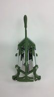 Foodservice Essentials (FFC-50) Commercial French Fry Cutter (1/2-Inch Blade, Die Cast Iron, Green) N7