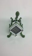 Foodservice Essentials (FFC-50) Commercial French Fry Cutter (1/2-Inch Blade, Die Cast Iron, Green) N9