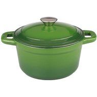 BergHOFF Neo Cast Iron Stockpot with a Lid, Green, 3-Qt.