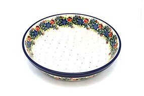 Polish Pottery Baker - Pie Dish - Garden Party