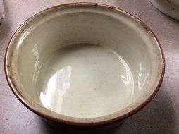 Vintage Stoneware Baking Crock By Carmelite of Germany/ Marked MC 20 / 806 N2