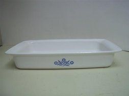 Vintage Corningware Cornflower Blue 2 3/4 Qt. Roaster/Utility/Cake Pan