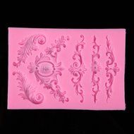 Flower letter Chocolate Candy Jello Silicone Fondant Lace Mold Mould Cake Flower Tool -All U Need N3