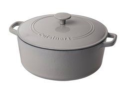 Cuisinart CI670-30CR Chef's Classic Enameled Cast Iron 7-Quart Round Covered Casserole, Cardinal Red