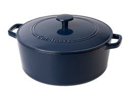 Cuisinart CI670-30CR Chef's Classic Enameled Cast Iron 7-Quart Round Covered Casserole, Cardinal Red N4