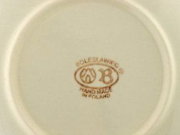 Polish Pottery Dessert Plate 814-56 N4