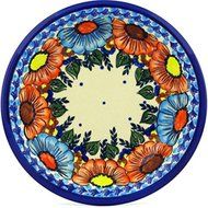 Ceramika Bona H0746H Polish Pottery Ceramic Pasta Bowl Hand Painted, 9-Inch