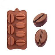 7 Holes Coffee Beans Shape Silicone Cake Mold Chocolate Mould Ice Cube Cake Baking Tools