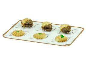 Minimal Silicone Baking Mat - Quarter sheet - 2 Pack-Long Lasting Ultra thick (1mm) Professional Grade Non-stick... N5