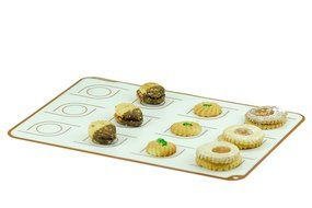 Minimal Silicone Baking Mat - Quarter sheet - 2 Pack-Long Lasting Ultra thick (1mm) Professional Grade Non-stick... N10