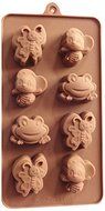 8 Cavity Butterfly Bee Frog Silicone mold chocolate molds cake DIY mould