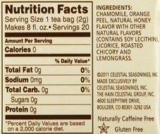 Celestial Seasonings Bengal Spice Herbal Tea, 20 Count (Pack of 6) N10