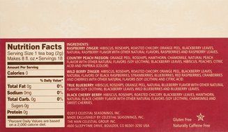 Celestial Seasonings Bengal Spice Herbal Tea, 20 Count (Pack of 6) N21