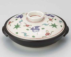 Takara for 1-2 persons 6.6inch Donabe Japanese Hot pot White Ceramic Made in Japan