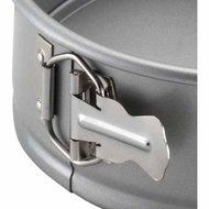9-Inch Sturdy Carbon Steel Construction Deluxe Nonstick Bakeware Springform Pan, Gray N3