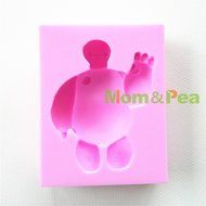 Mom&amp;pea 0658 Big Size Baymax Shaped Silicone Mould for Fondant Cake Sugar Paste Cake Decoration 3d Cake Toppers... N4