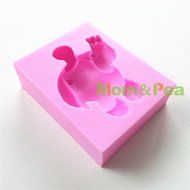 Mom&amp;pea 0658 Big Size Baymax Shaped Silicone Mould for Fondant Cake Sugar Paste Cake Decoration 3d Cake Toppers... N5