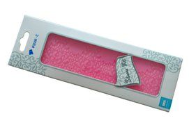 FOUR-C Silicone Lace Mat Decor Cake Pad Textured Cake Mold Color Pink N3