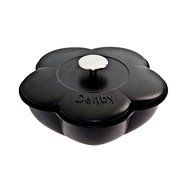 Denby Cook &amp; Dine Casserole, Black Flower