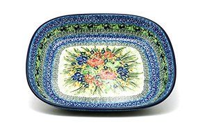 Polish Pottery Baker - Rounded Rectangular - Medium (10") - Unikat Signature U4400